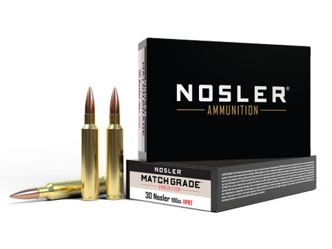 Nosler 60029 Match Grade 30Nosler 190gr Custom Competition Hollow Point Boat Tail 20 Per Box/10 Case