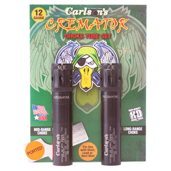 Carlsons Choke Tubes 11562 Cremator  12 Gauge MidRange Long Range Ported 174 Stainless Steel UPC: 723189115623