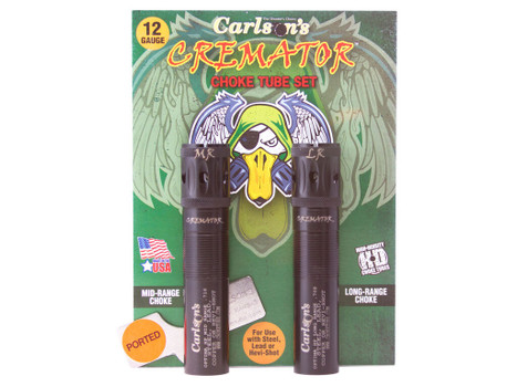 Carlson's Choke Tubes 11562 Cremator Beretta Optima HP 12 Gauge Mid/Long Range Ported 17-4 Stainless Steel