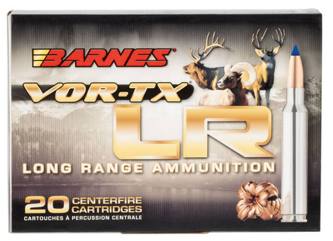 Barnes Vor-TX LR Hyper Velocity Centerfire Ammunition, 338 RUM, LRX Boat Tail, 250 Grain - 20 Cartridge Box ( 20 / 1 )