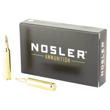 Nosler Expansion Tip Hyper Velocity Centerfire Ammunition, 26 Nosler, E-Tip Lead-Free, 120 Grain - 20 Cartridge Box ( 20 / 1 )