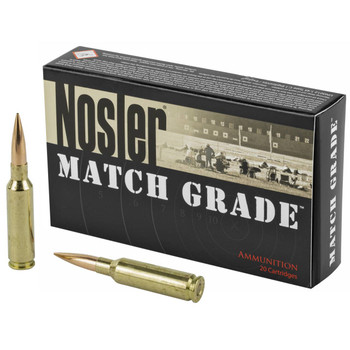 Nosler Match Grade Hyper Velocity Centerfire Ammunition, 6.5 Creedmoor, RDF Hollow Point Boat Tail, 140 Grain - 20 Cartridge Box ( 20 / 1 )