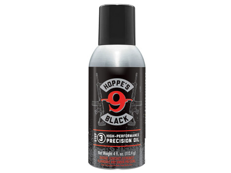 Hoppe's HBL4A Black Precision Oil Lubricates and Protects Against Corrosion 4 oz. Aerosol Can with Extension Tube