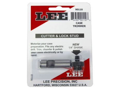 Lee Precision 90110 Cutter & Lock Stud Case Trimmer Stainless Steel