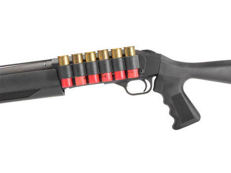 TacStar 1081212 Slimline Sideaddle Mossberg 930 12 Gauge 6rds Black Polymer w/Aluminum Mounting Plate