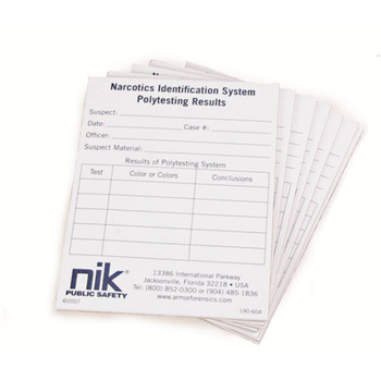 P-10 Polytesting Report Pads UPC: 844272015153