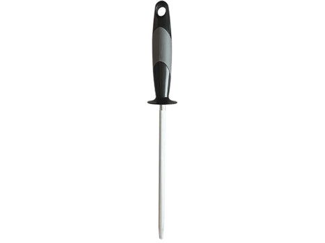 AccuSharp 032C Sharpening Steel 9" Black Overmolded Rubber Handle Steel