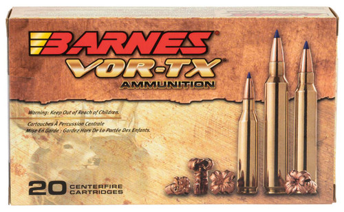 Barnes Vor-TX Hyper Velocity Centerfire Ammunition, 300 Winchester, Tipped TSX Boat Tail, 165 Grain - 20 Cartridge Box ( 20 / 1 )