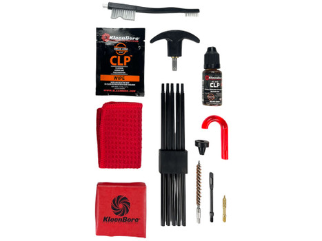 KleenBore K204 Rifle Classic Cleaning Kit .25/ .243/ 6.5mm Cal
