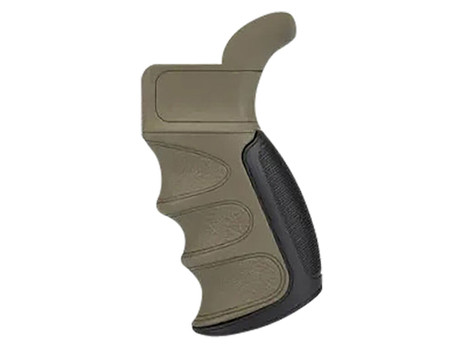 ATI Outdoors A5202347 X1 Flat Dark Earth Suregrip Rubber with Finger Grooves Fits AR Platform