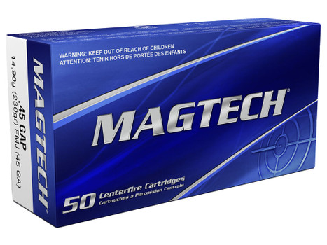 Magtech 45GA Range/Training 45GAP 230gr Full Metal Jacket 50 Per Box/20 Case