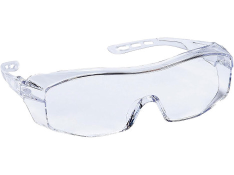 Peltor 47030PEL6 Sport Over the Glass Adult Over the Glass Clear Lens Polycarbonate Clear Frame