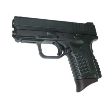Pearce Grip PGXDS Grip Extension  made of Polymer with Black Finish  34 Gripping Surface for Springfield XDS XDE XDS Mod.2 with Single Stack Magazines UPC: 605849140124