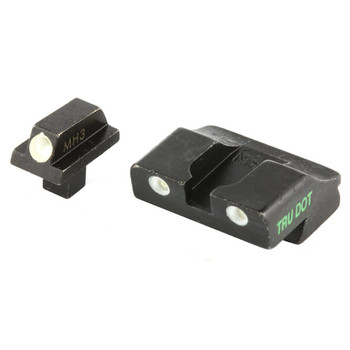 Meprolight USA 107763101 TruDot  Black  Green Tritium Front Sight Green Tritium Rear Sight Set UPC: 840103135694