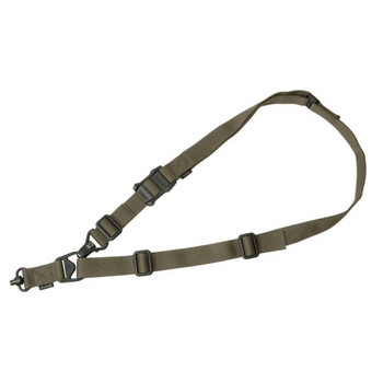 Magpul MAG515RGR MS3 Single QD Sling GEN2 made of Nylon Webbing with Ranger Green Finish Adjustable OneTwo Point Design  QD Swivel for Rifles UPC: 873750010724