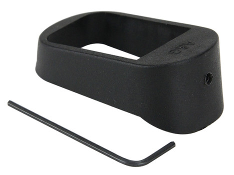 Pachmayr 03850 Mag Sleeve Compatible w/Glock 17/22/31 Mags To Fit Glock 19/23/32 Models, Black Polymer