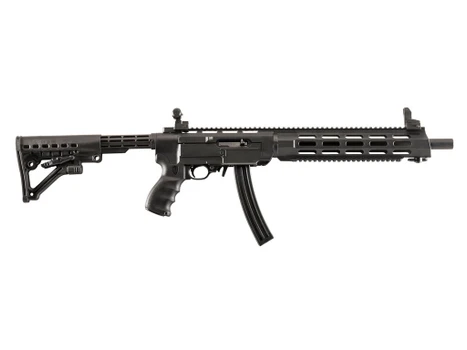 Archangel AA556REX AR-15 Style Conversion Stock Black Synthetic 6 Position with Rail for Ruger 10/22