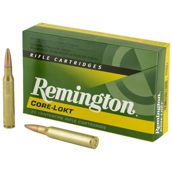 Remington Core-Lokt Hyper Velocity Centerfire Ammunition, 280 Remington, Jacketed Soft Point, 140 Grain - 20 Cartridge Box ( 20 / 1 )