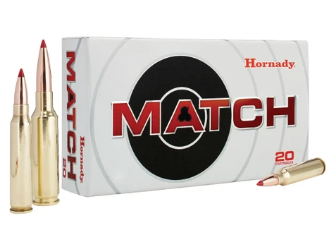 Hornady 80966 Match 308Win 168gr Extremely Low Drag Match 20 Per Box/10 Case