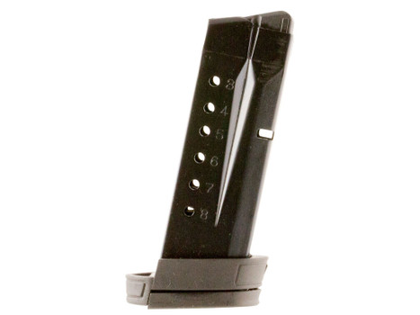 ProMag SMI27 Standard 8rd 9mm Luger Fits S&W M&P Shield Blued Steel