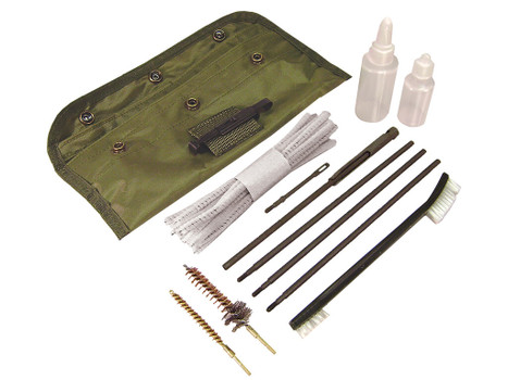 PSP ARGCK GI-Style Cleaning Kit AR15 & M16/Green Nylon Pouch Case