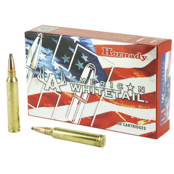 Hornady American Whitetail Hyper Velocity Centerfire Ammunition, 300 Win Mag, Hornady Interlock, 150 Grain - 20 Cartridge Box ( 20 / 1 )