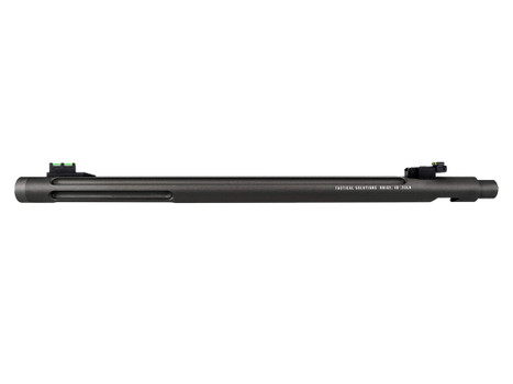 Tactical Solutions 1022OSMB X-Ring Barrel 22 LR 16.50" Fluted & Threaded Matte Black, Fiber Optic Sight Fits Ruger 10/22, Tactical Solutions X-Ring, Thompson Center T/CR22