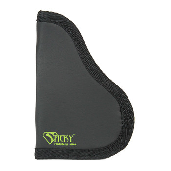 Sticky Holsters MD4GEN1 MD4  BlackGreen Latex Free Rubber Fits SmallMed SemiAuto Ambidextrous UPC: 858426004764