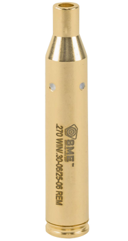 SME XSIBL2506 Sight-Rite Laser Bore Sighting System 25-06 Rem/270 Win/30-06 Springfield Brass Casing                                                                                                    