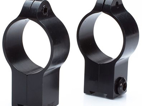 Talley 22CZRH Rimfire Rings Black CZ 452 European/455/457/512/513 1" High 0 MOA