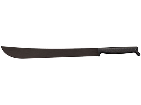 Cold Steel CS97TM21S Two Handed 21" Black Matte Anti Rust 65Mn Carbon Steel Blade, Black Polypropylene Handle 30" Long