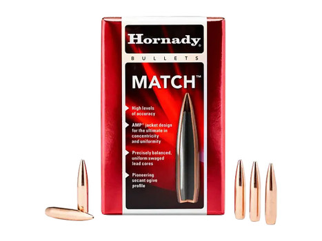 Hornady 2278 Match 22 Cal .224 68 gr Hollow Point Boat Tail Match 100 Per Box/ 40 Case