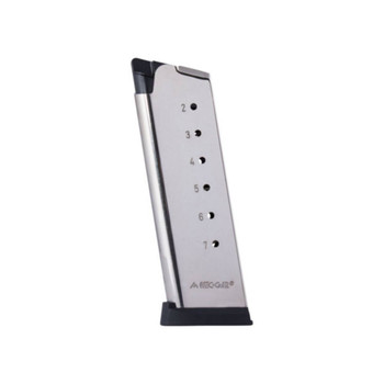 OFFICER .45 ACP 7RD NKL MAG W/BTPLT/FLWR UPC: 765595103924