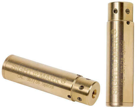Sightmark SM39018 Boresight  Red Laser for 38 Special357 Mag Brass Includes Battery Pack  Carrying Case UPC: 810119011244