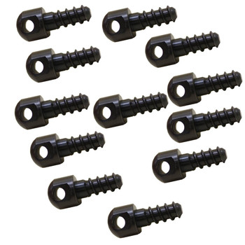 GrovTec US Inc GTHM60 Wood Screw  Swivel Studs 0.5 12Pack Black UPC: 895474001604