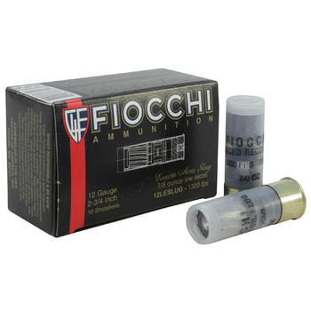 FIOCCHI LE 12G 23/4" LR SLUG 10/BX UPC: 762344703794