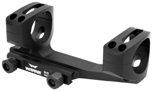 Warne LRSKEL30TW LRSKEL Scope MountRing Combo Black Anodized 30mm 20 MOA UPC: 656813106004