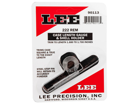 Lee Precision 90113 Case Length Gauge 222 Rem Steel