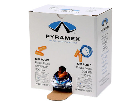 Pyramex DP1000 Foam 32 dB In The Ear Orange 200 Pair