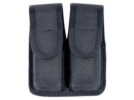 Blackhawk 44A000BK Double Mag Pouch Black Cordura Compatible w/Single Stack/9mm/40/45