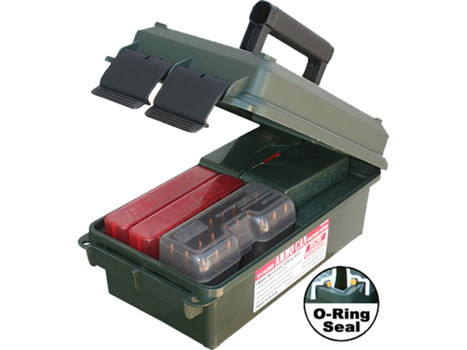 MTM Case-Gard AC30C11 Ammo Can Multi-Caliber Rifle/Handgun Forest Green Polypropylene