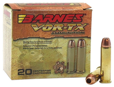 Barnes Vor-TX High Velocity Centerfire Ammunition, 357 Magnum, Barnes VOR-TX XPB, 140 Grain - 20 Cartridge Box ( 20 / 1 )