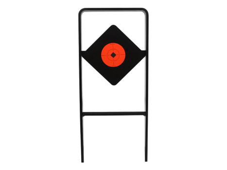 Birchwood Casey 47340 World of Targets Ace of Diamonds Centerfire Target AR500 Steel Black/Red Diamond Illustration Impact Enhancement Motion 0.50" Thick