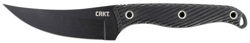 CRKT 2709 Clever Girl  4.60 Fixed Plain Black Powder Coated SK5 Steel Blade Black G10 Handle Includes Sheath UPC: 794023270907