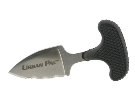 Cold Steel 43LS Urban Pal 1.50" Fixed Serrated Spear Point Japanese AUS-8A SS Blade/Black Synthetic Rubber Handle
