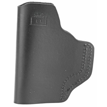 DeSantis Gunhide 031BAE1Z0 Insider  AIWB Black Leather Belt Clip Compatible wGlock 26 Gen5Walther PPS Right Hand UPC: 792695210207
