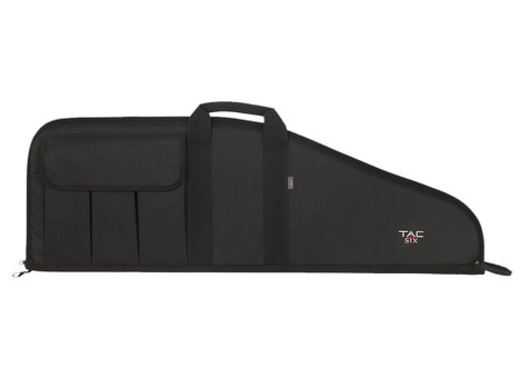 Tac Six 1080 Engage Tactical Rifle Case 38" Black Endura w/ D-Ring & Foam Padding
