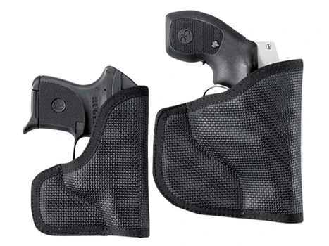 DeSantis Gunhide N38BJV5Z0 Nemesis Pocket Black Rubberized Fabric Fits Ruger LC9/Beretta NanoRight Hand