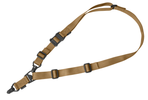 Magpul MAG514COY MS3 Gen2 Sling Coyote Tan Nylon 48"-60" OAL Adjustable One-Two Point Rifle                                                                                                             
