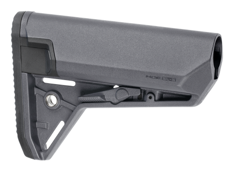 Magpul MAG653-GRY MOE SL-S Carbine Stock Stealth Gray Synthetic for AR-15, M16, M4 with Mil-Spec Tube (Tube Not Included)                                                                               